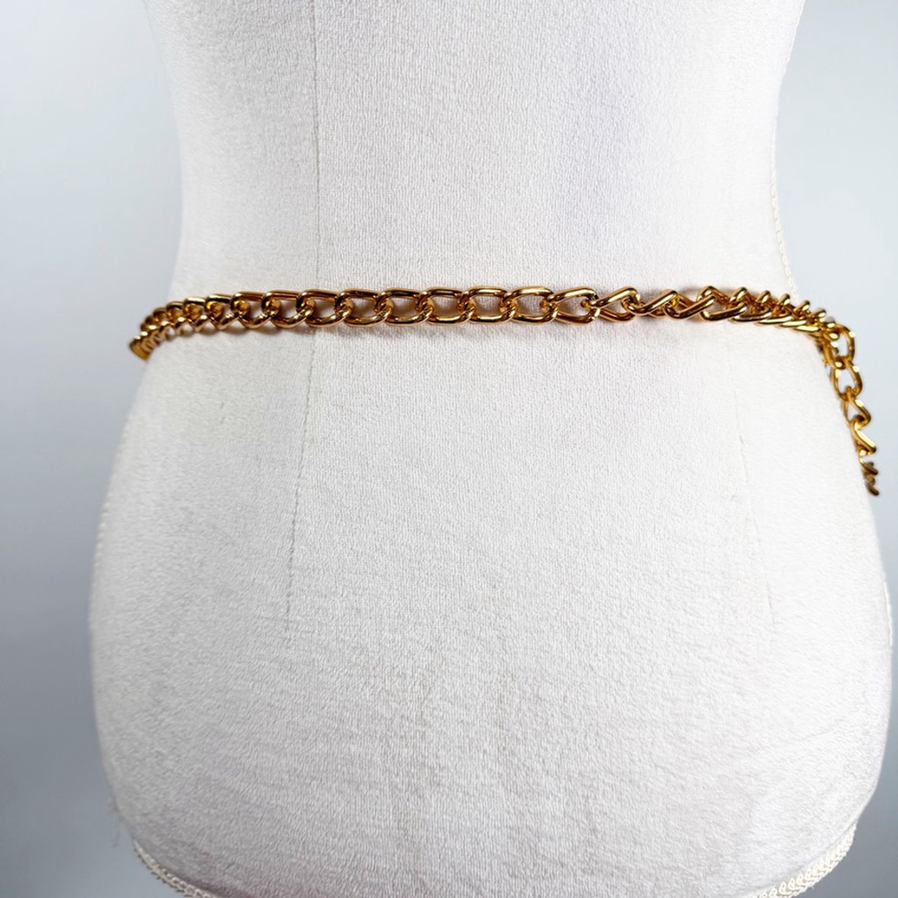 Boho Statement Layered Double Strand Waist Belt Coins Wood beads Hippie Gypsy OS - Picture 6 of 10